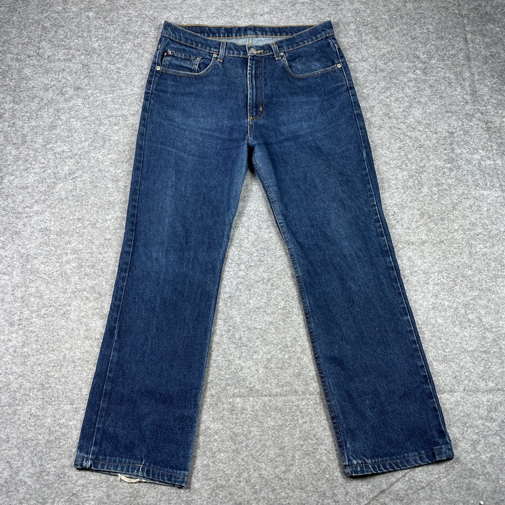 Polo Jeans Co Jeans Womens 14x31 (Fits 32x28) Blue 67 Boot Cut Denim Preppy
